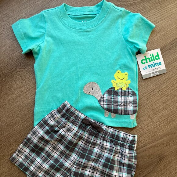 Carter's Child of Mine Baby Boy Shorts Outfit Set - Picture 1 of 1